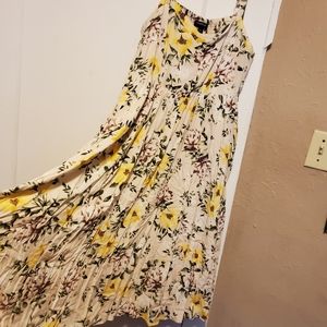 Torrid Ivory Floral Skater Dress 0